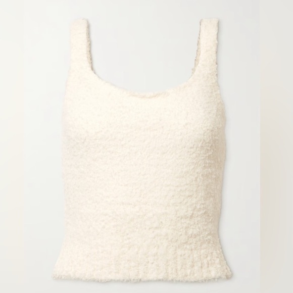 NWOT Skims Cream Cozy Knit Tank Top - Picture 2 of 8